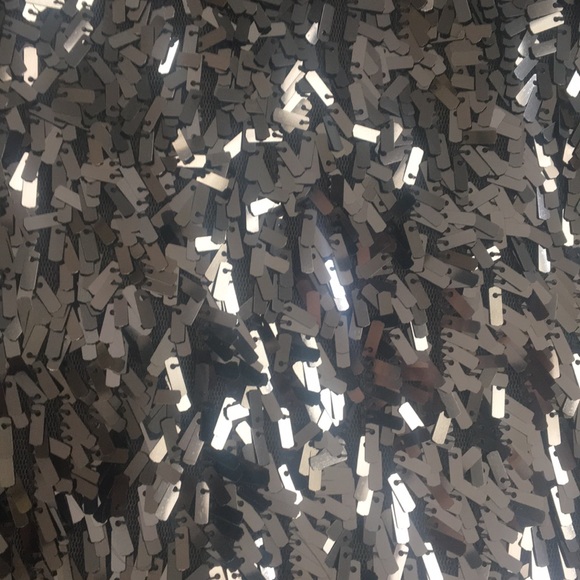 Gray Express sequin cocktail dress size large - Picture 4 of 5